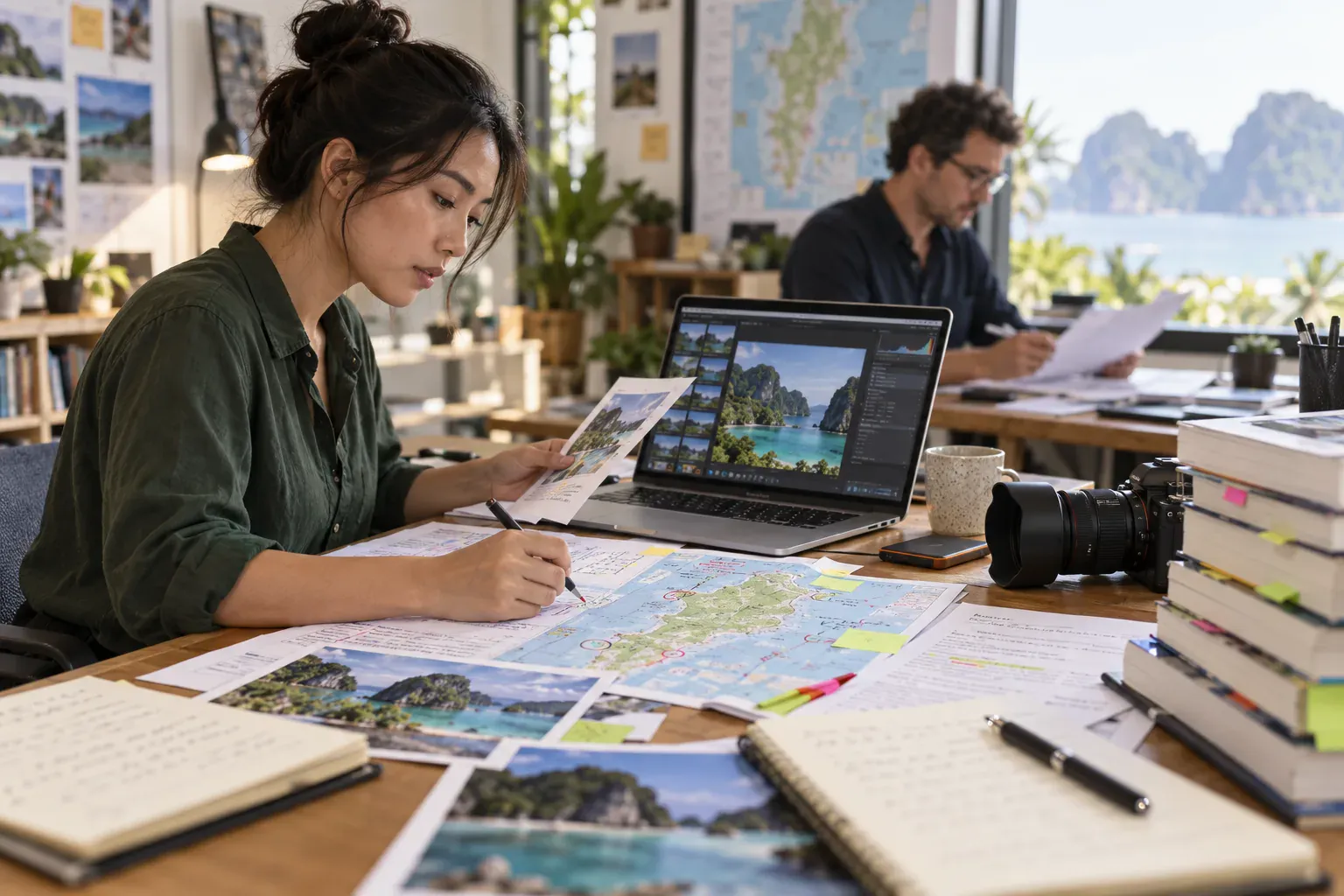 Travel editor fact-checking Phuket maps, sources, and camera notes